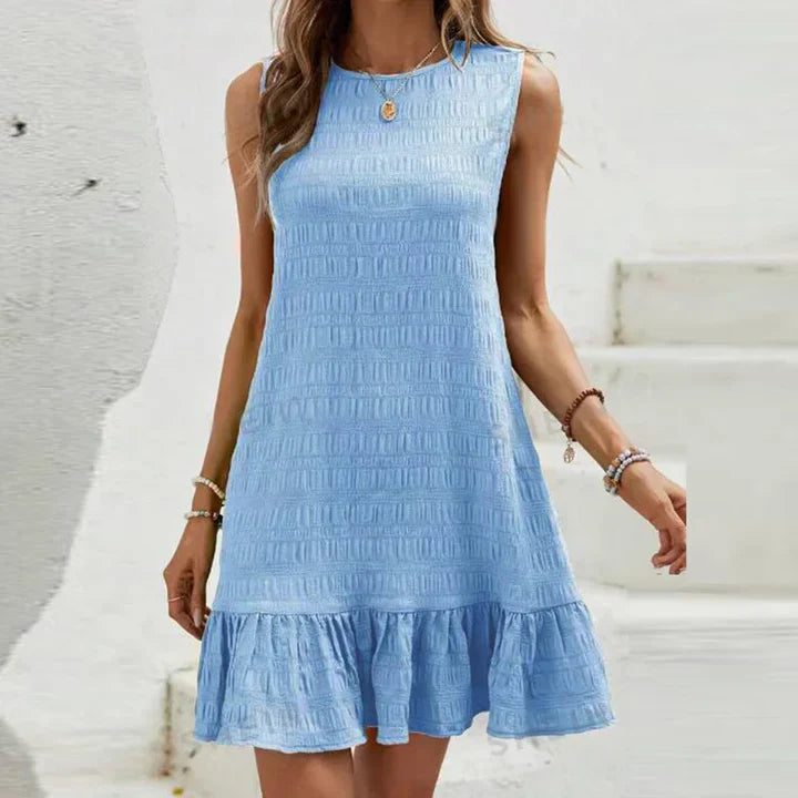 Amparo - Ruffled smocked dress