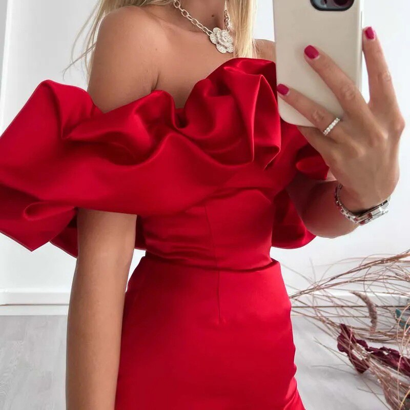 Off-shoulder dress