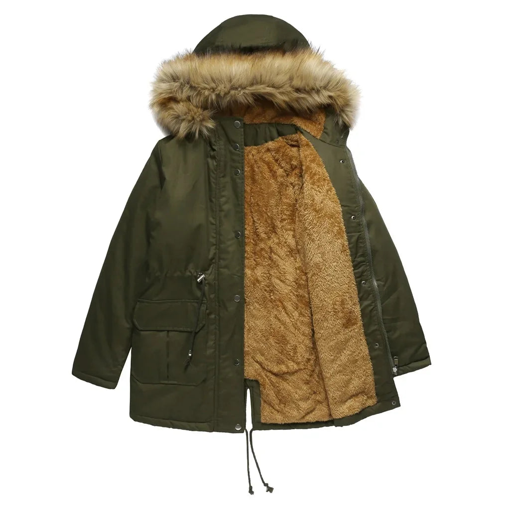 Eva - Long Parka with Fur