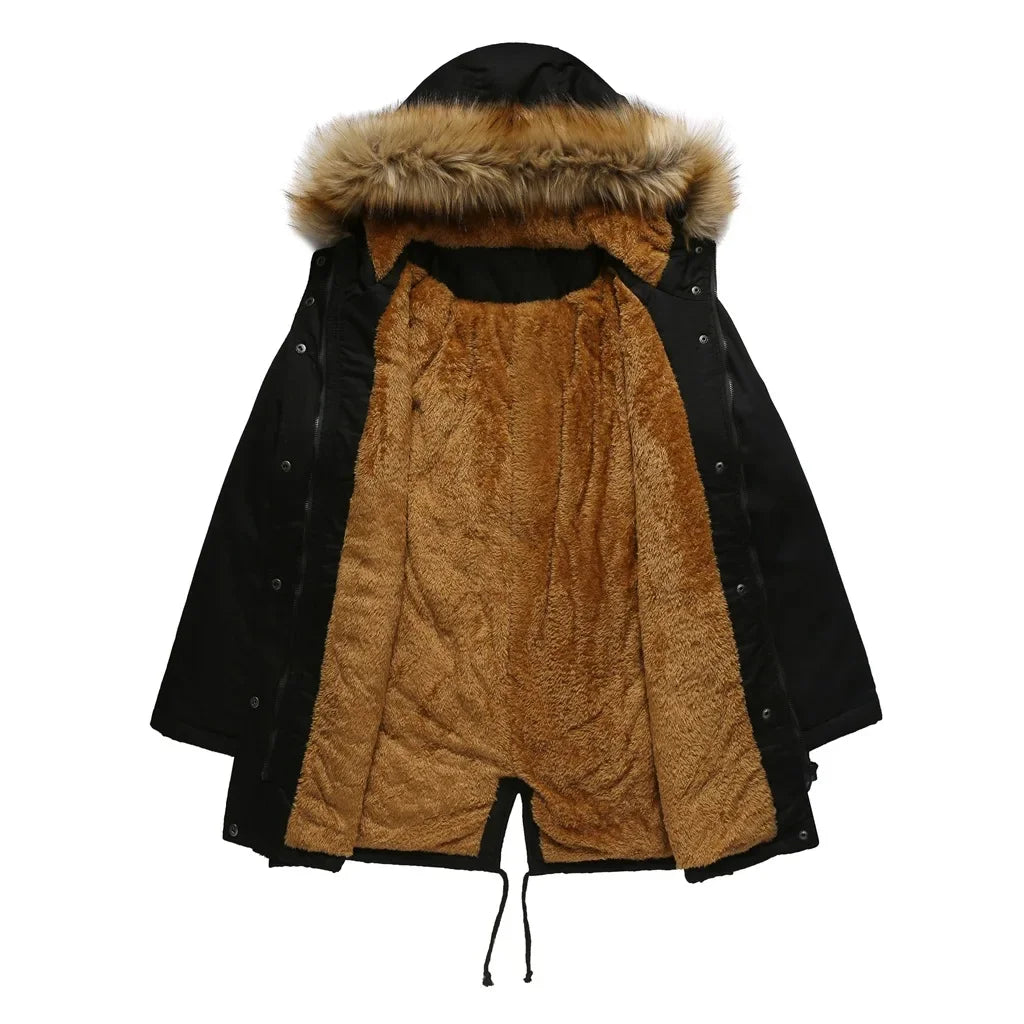 Eva - Long Parka with Fur