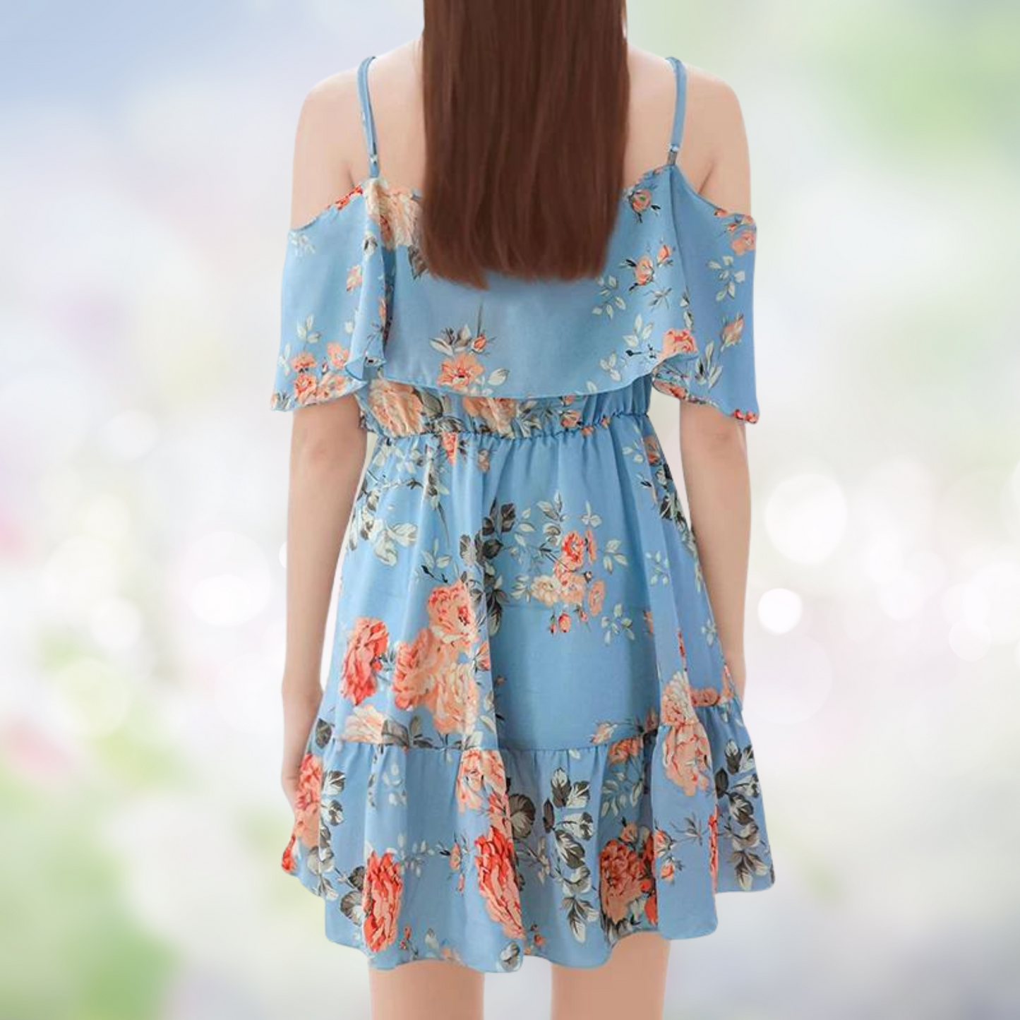 Ophelia - Printed Off Shoulder Dress