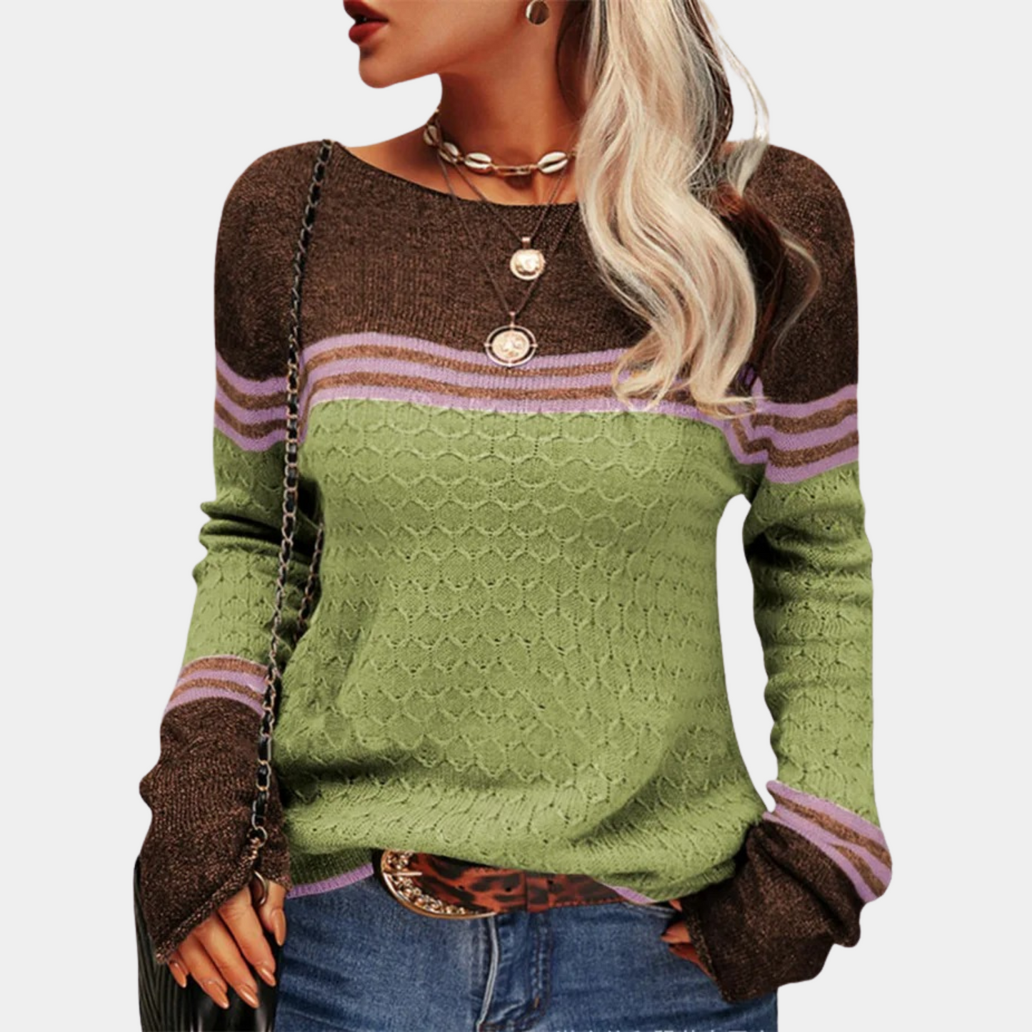 Darla - Knitted women's sweater