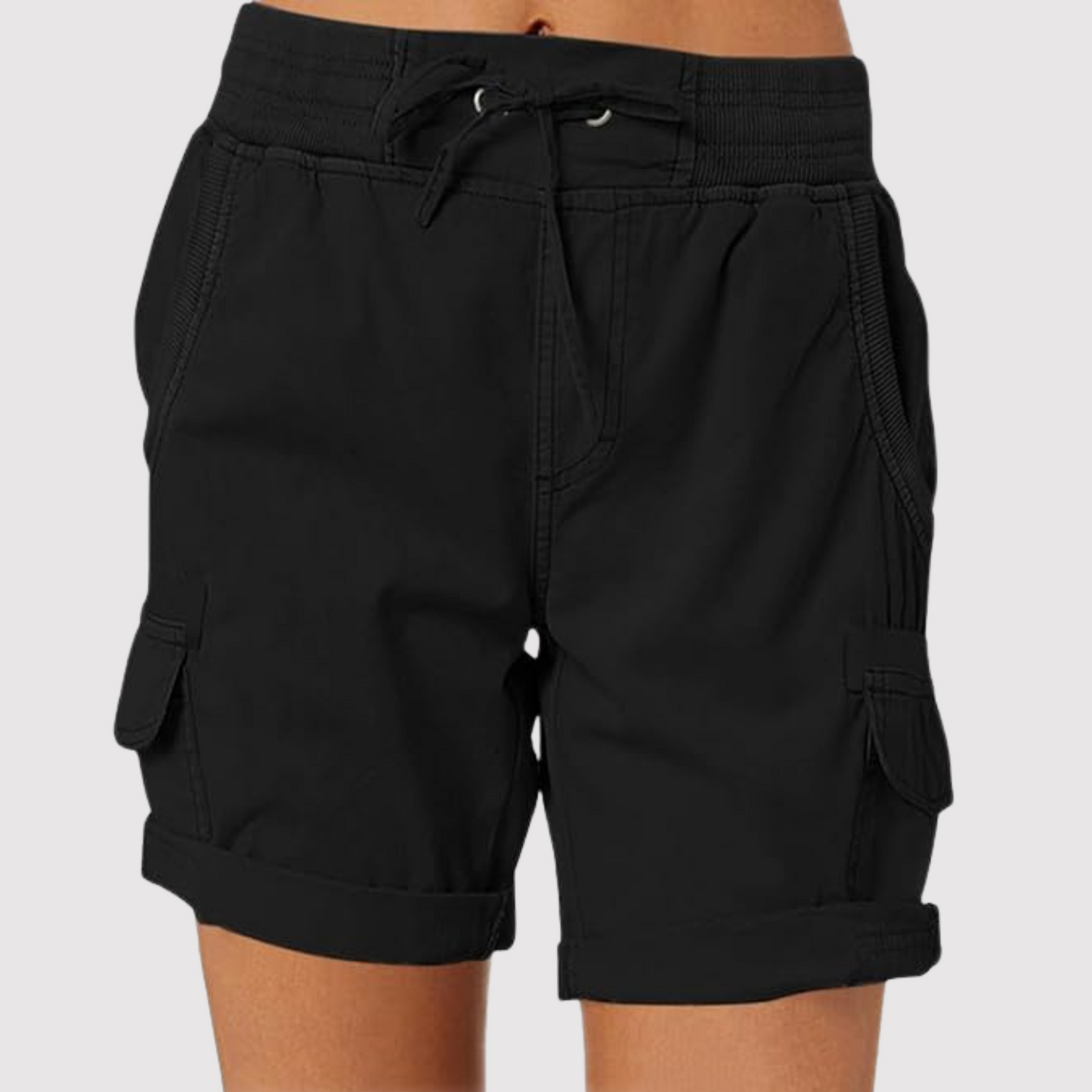 Olive - Cargo shorts til kvinder