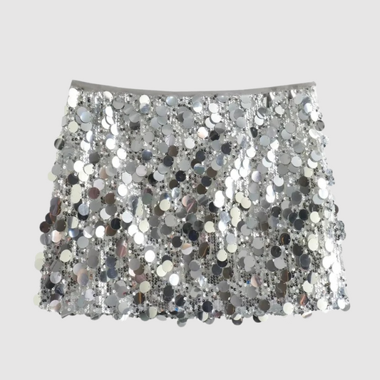 Cordelia - Elegant mini sequin skirt