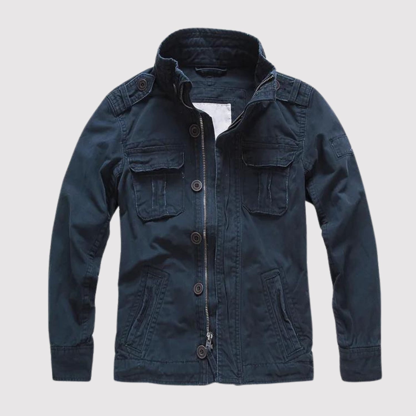 Clark - Retro denim jacket with multiple pockets