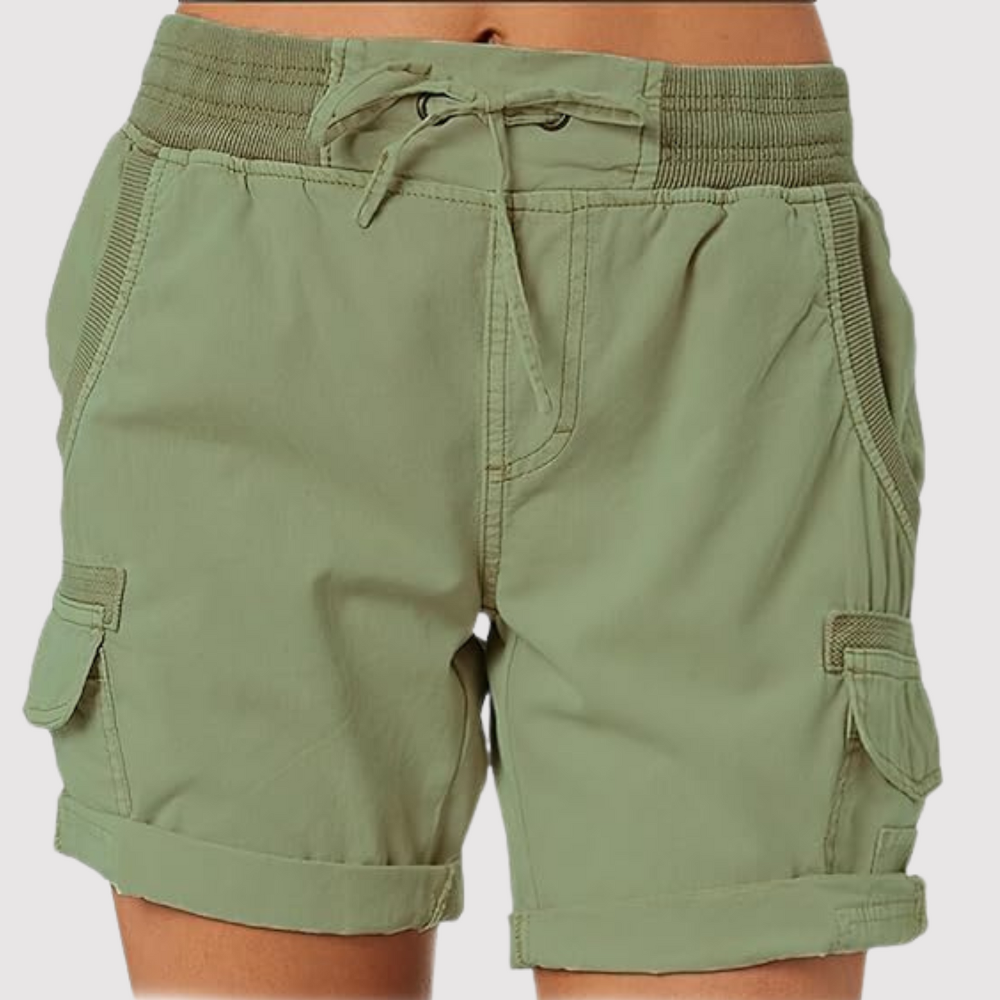 Olive - Cargo shorts til kvinder