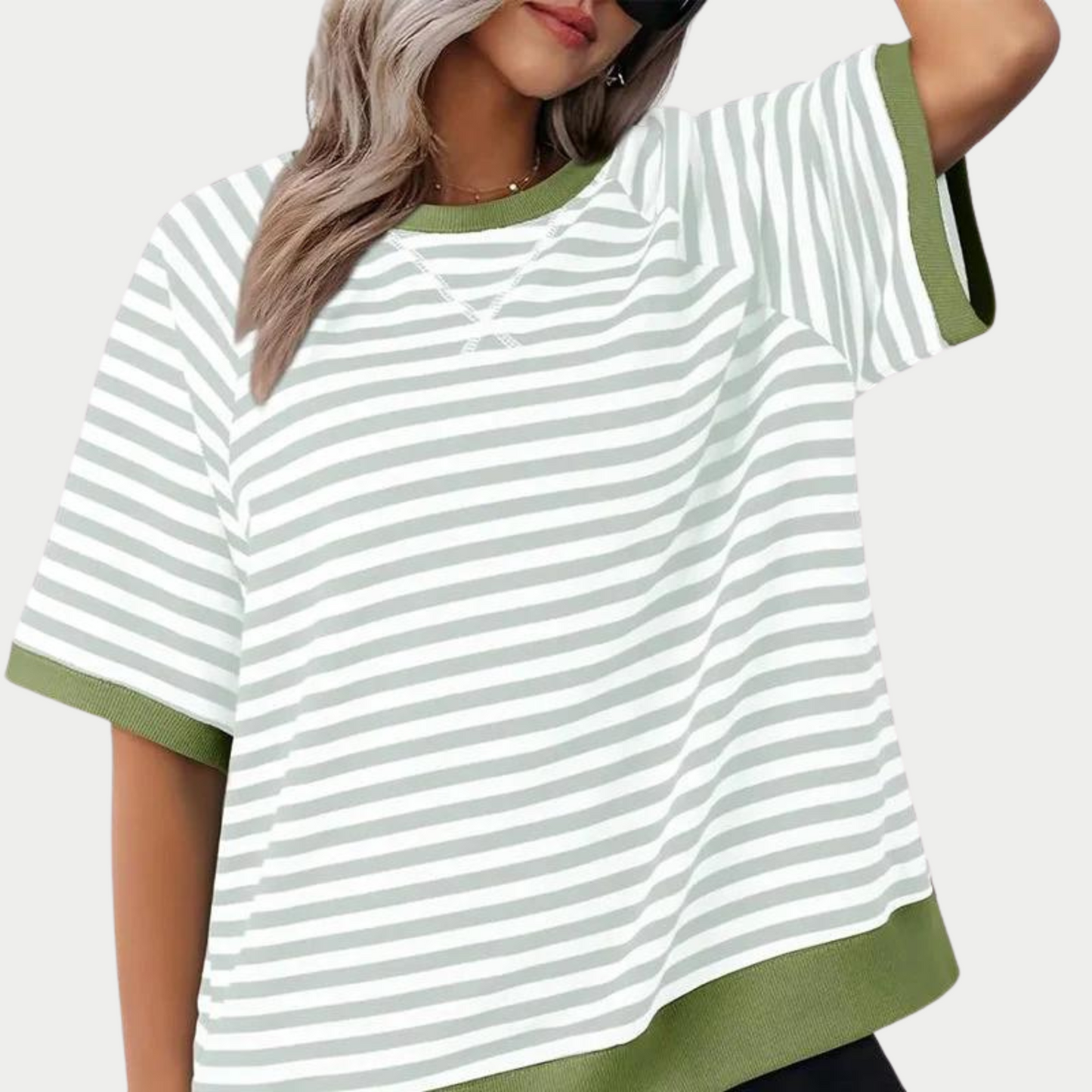 Diane - Casual T-shirt met strepen