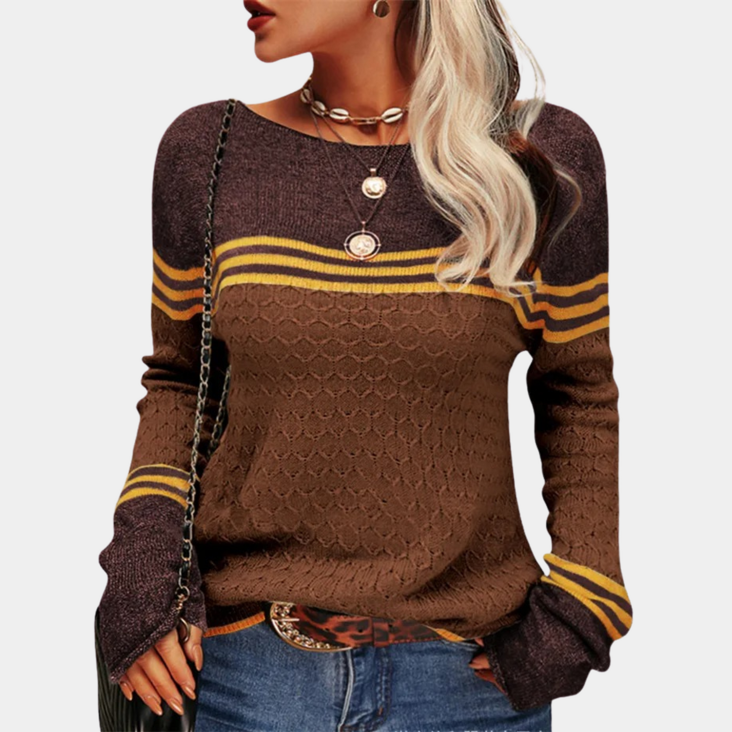 Darla - Knitted women's sweater