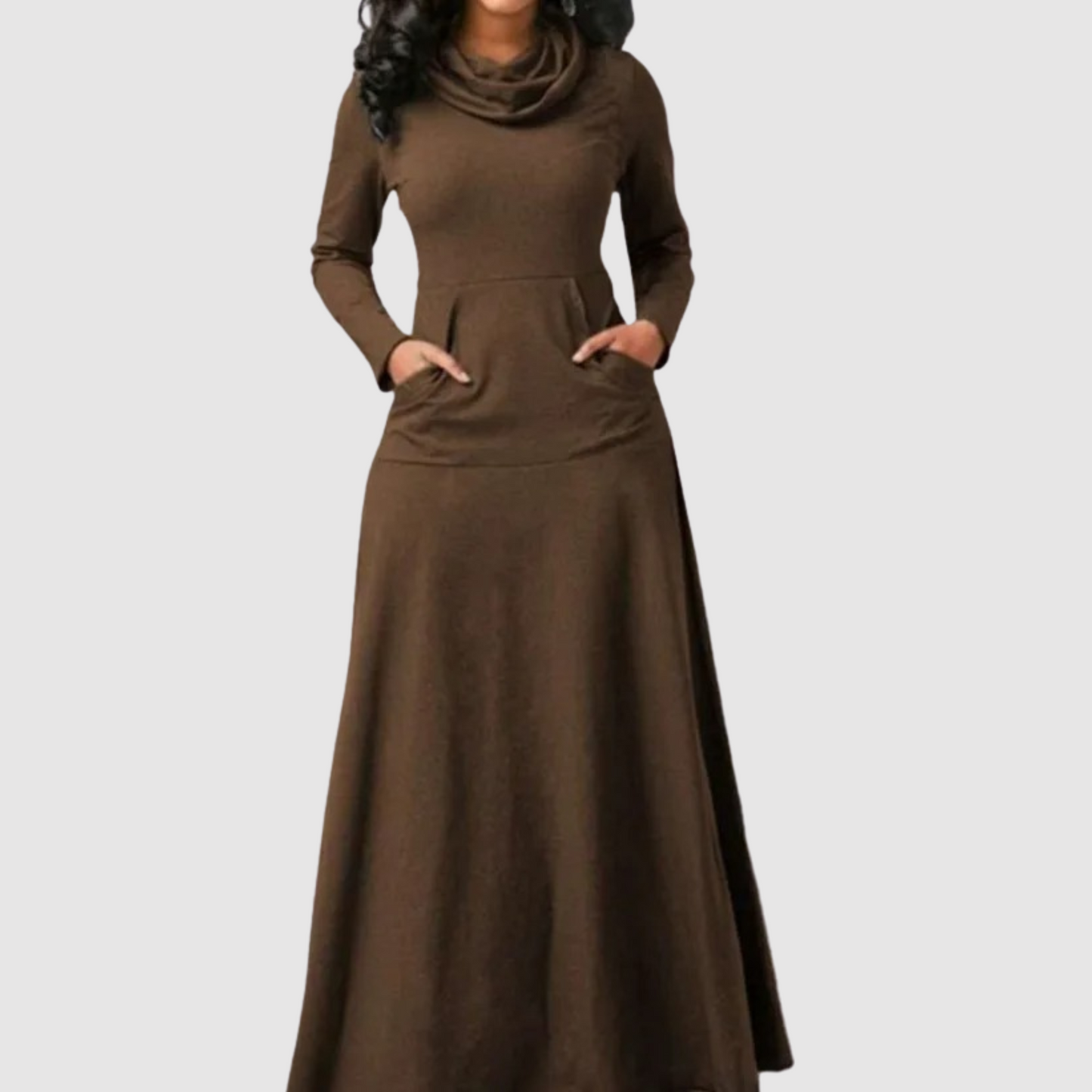 Lucy - Casual Maxi Dress with Long Sleeves