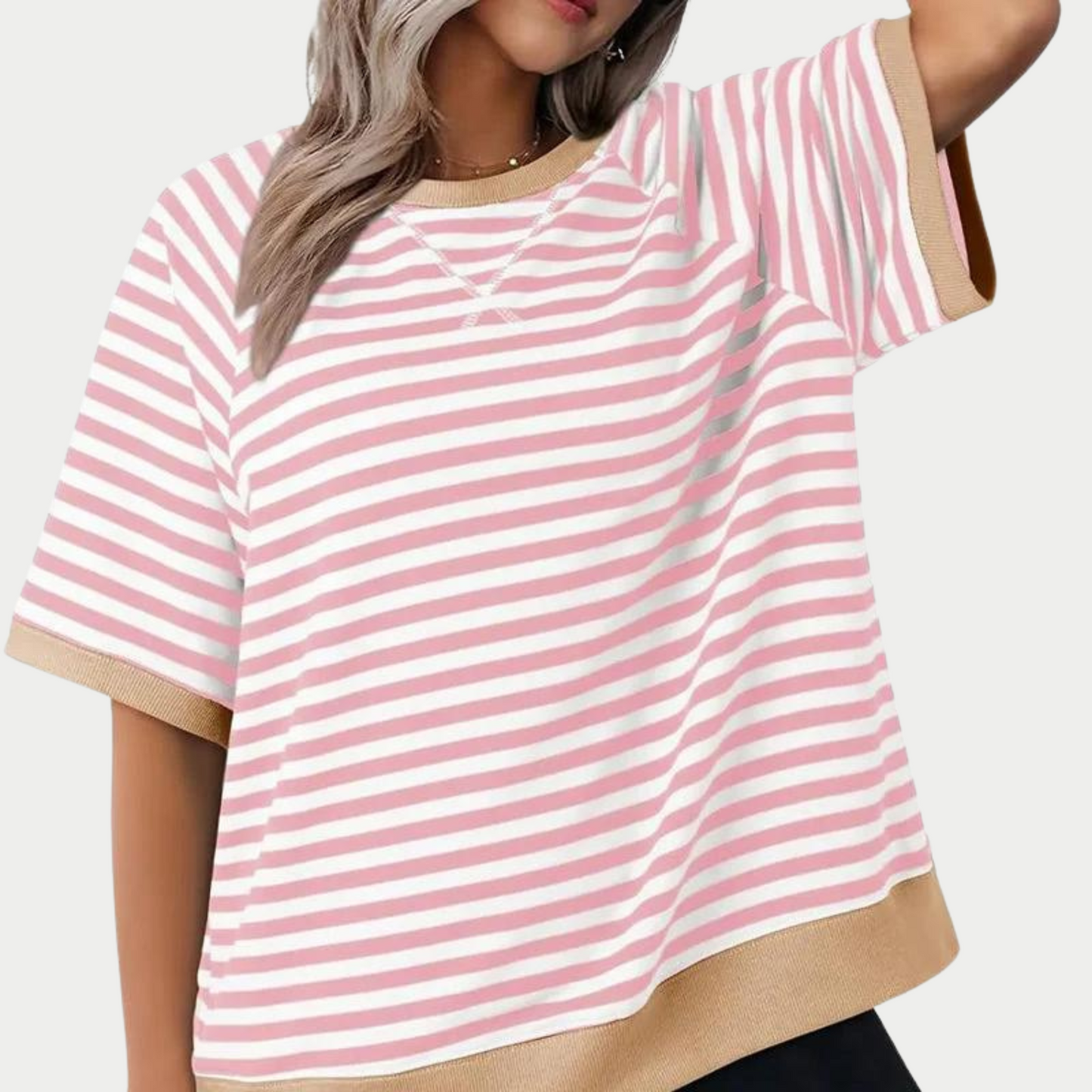 Diane - Casual T-shirt met strepen