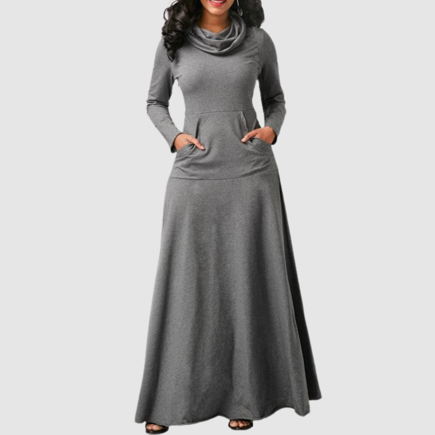 Lucy - Casual Maxi Dress with Long Sleeves