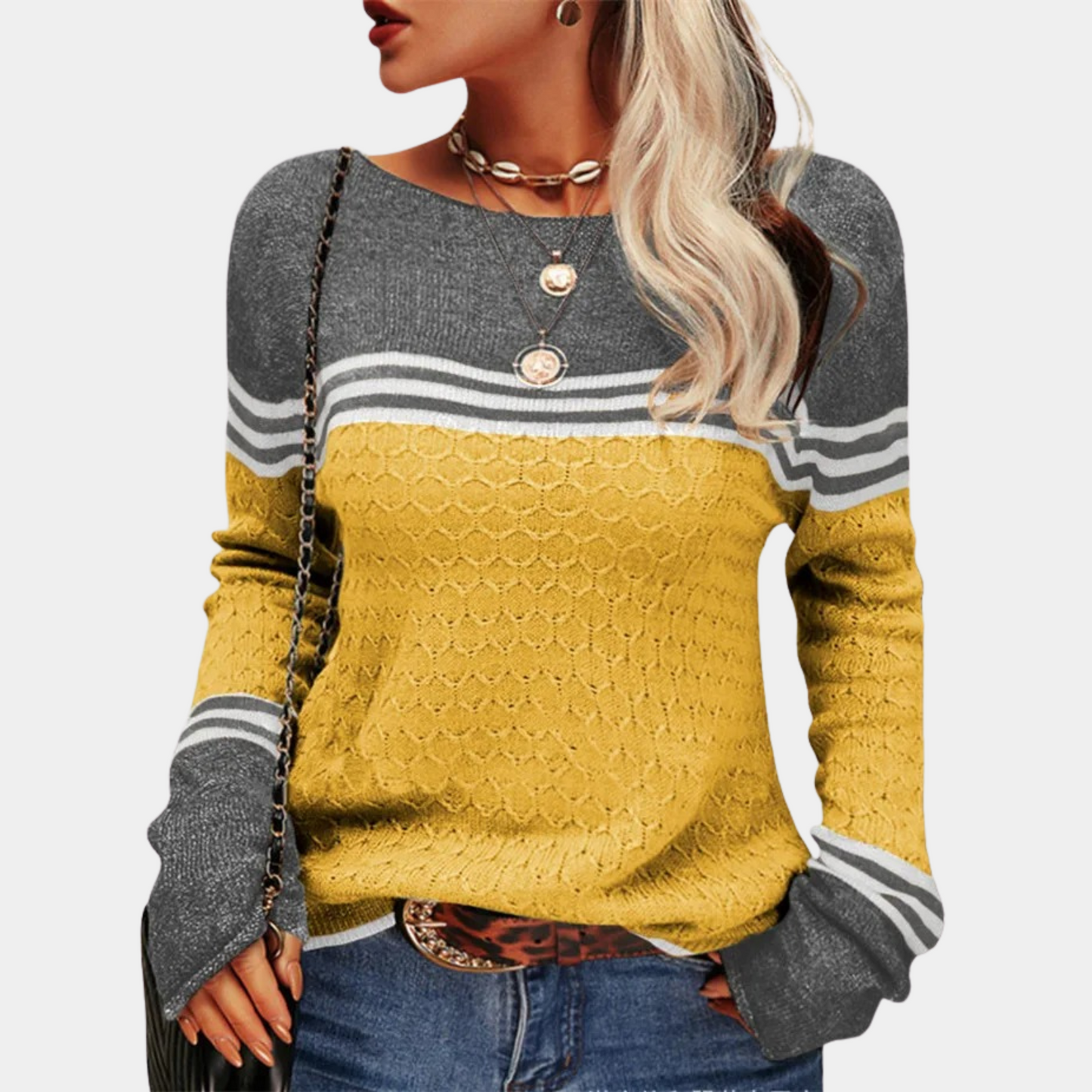 Darla - Knitted women's sweater