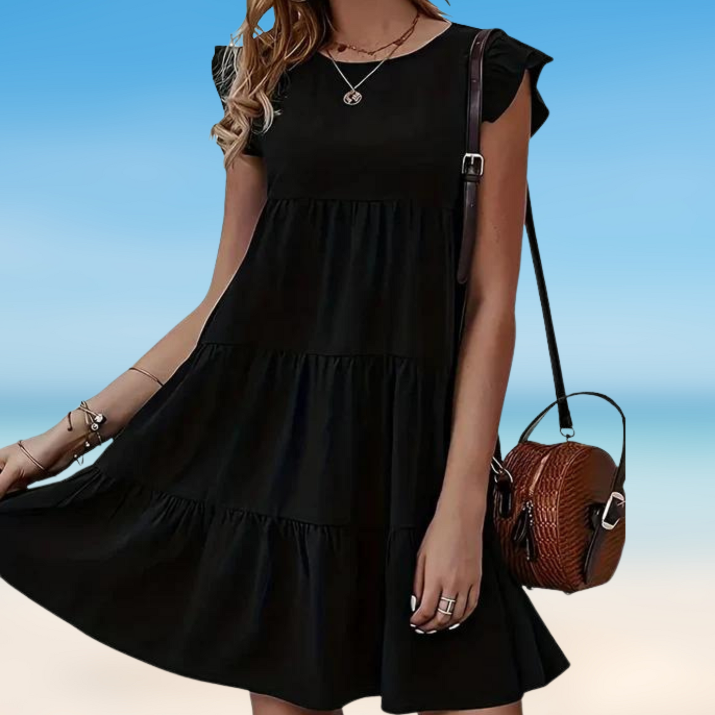 Odella - Elegant mini dress with ruffles