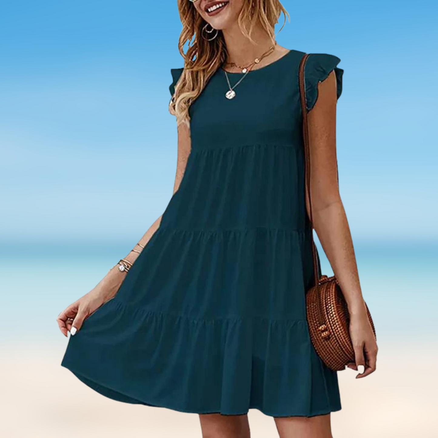 Odella - Elegant mini dress with ruffles