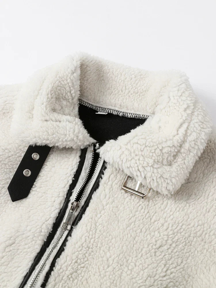 Lotte - Casual Lambswool Coat