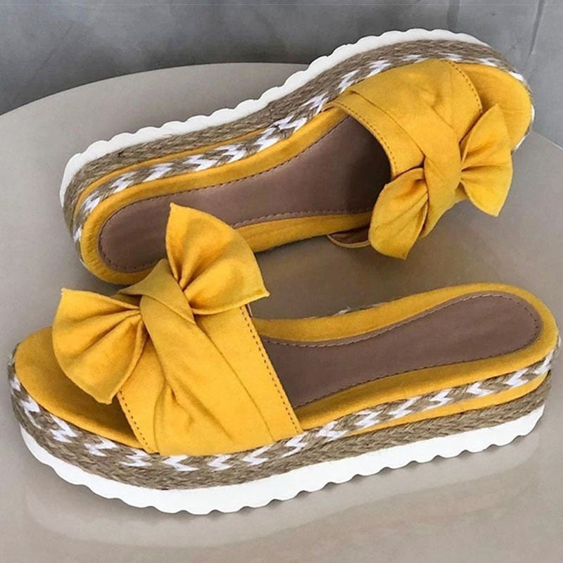 Clossi - Sandals with bow 