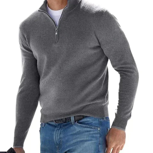 Ralph polo - stylish zip sweater for men