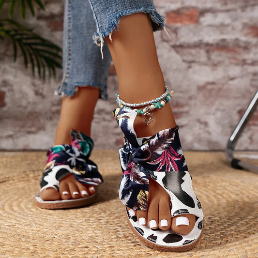 Hazel - Printed sandals for women