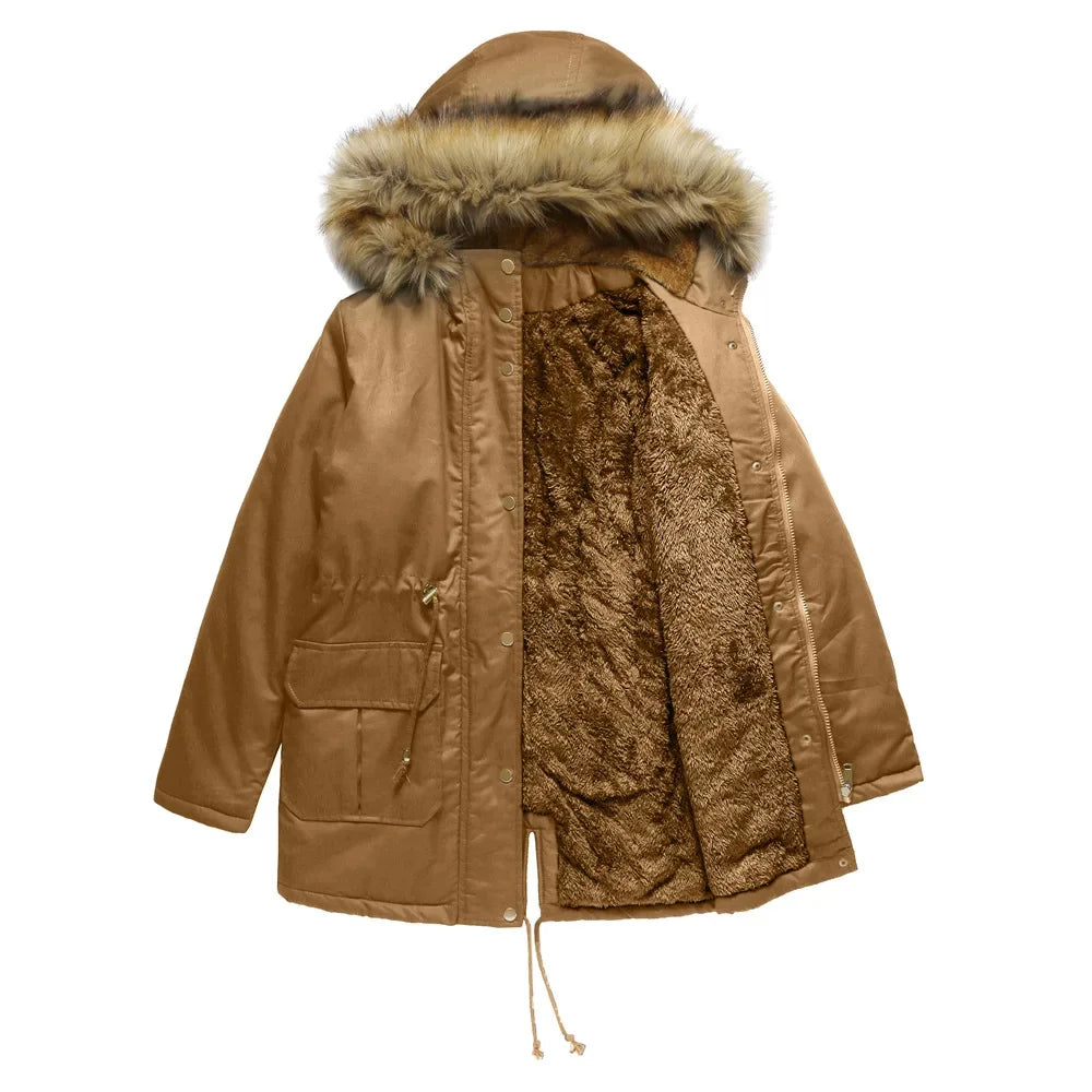 Eva - Long Parka with Fur