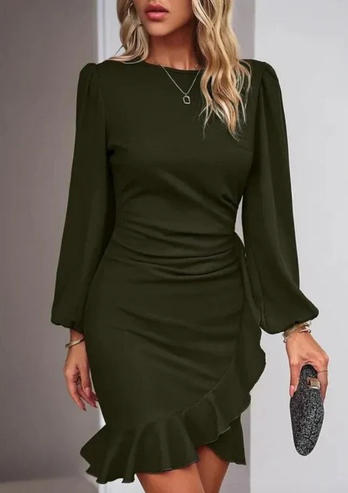 Catherine - Elegant dress with long sleeves