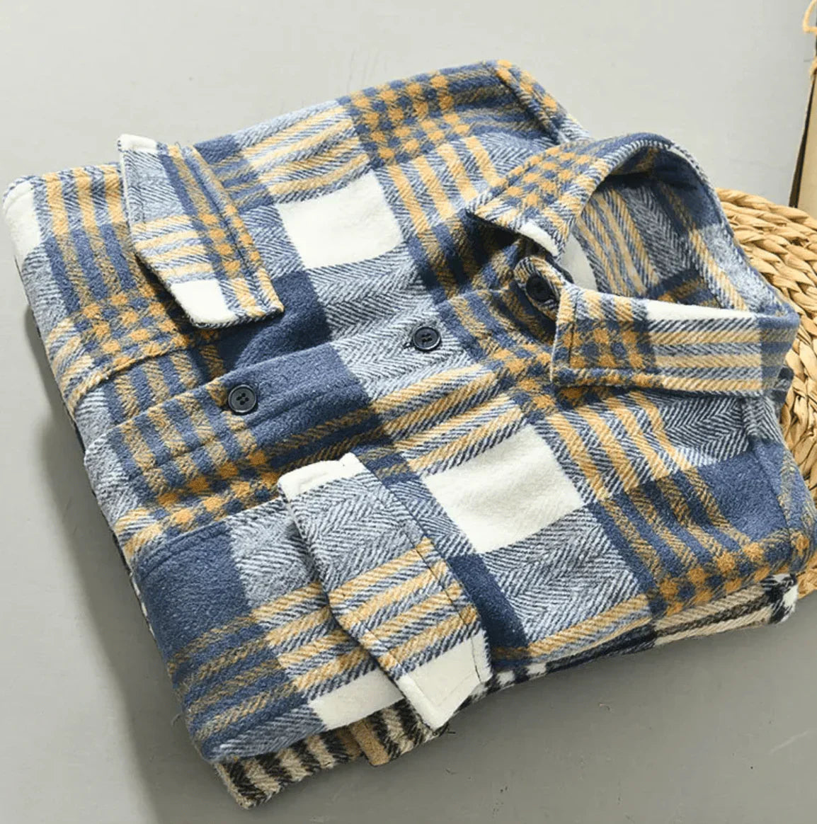 Vincencio | Chemise en flanelle à carreaux