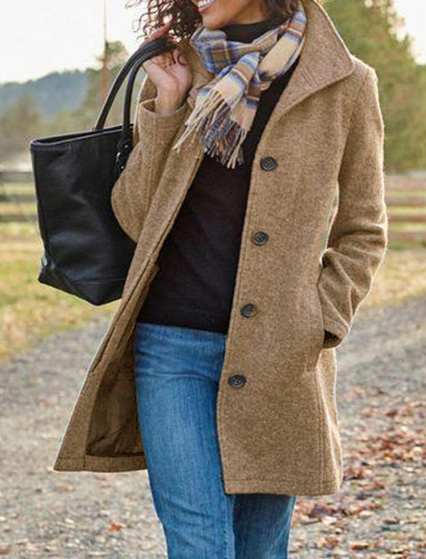 Jella - Casual long coat