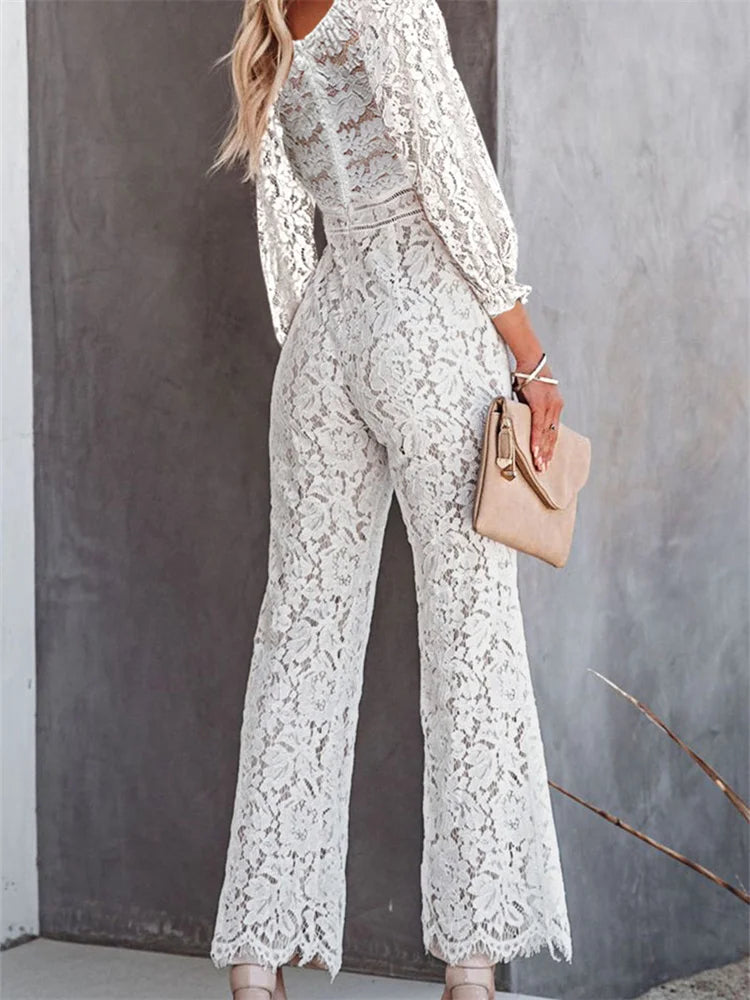 Viola - Elegante kanten jumpsuits