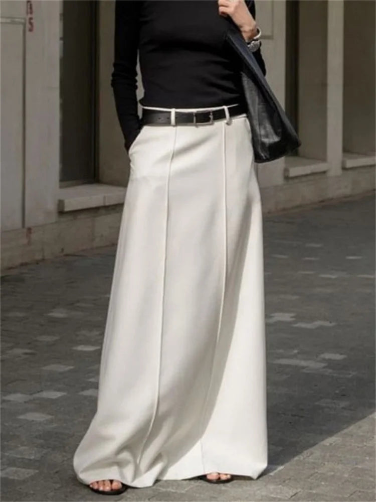 Annette - Stylish plain skirts in H-line