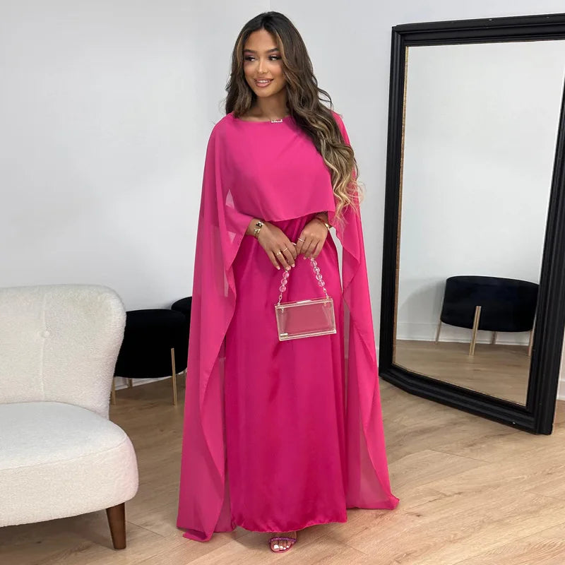 Ariana - Robes longues en satin pour femme