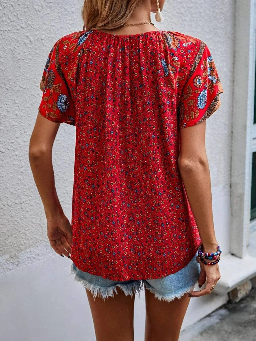 Fortuna - Zomerse blouses met bloemenprint