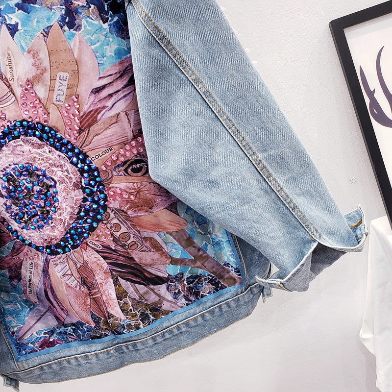 Veste en jean oversize