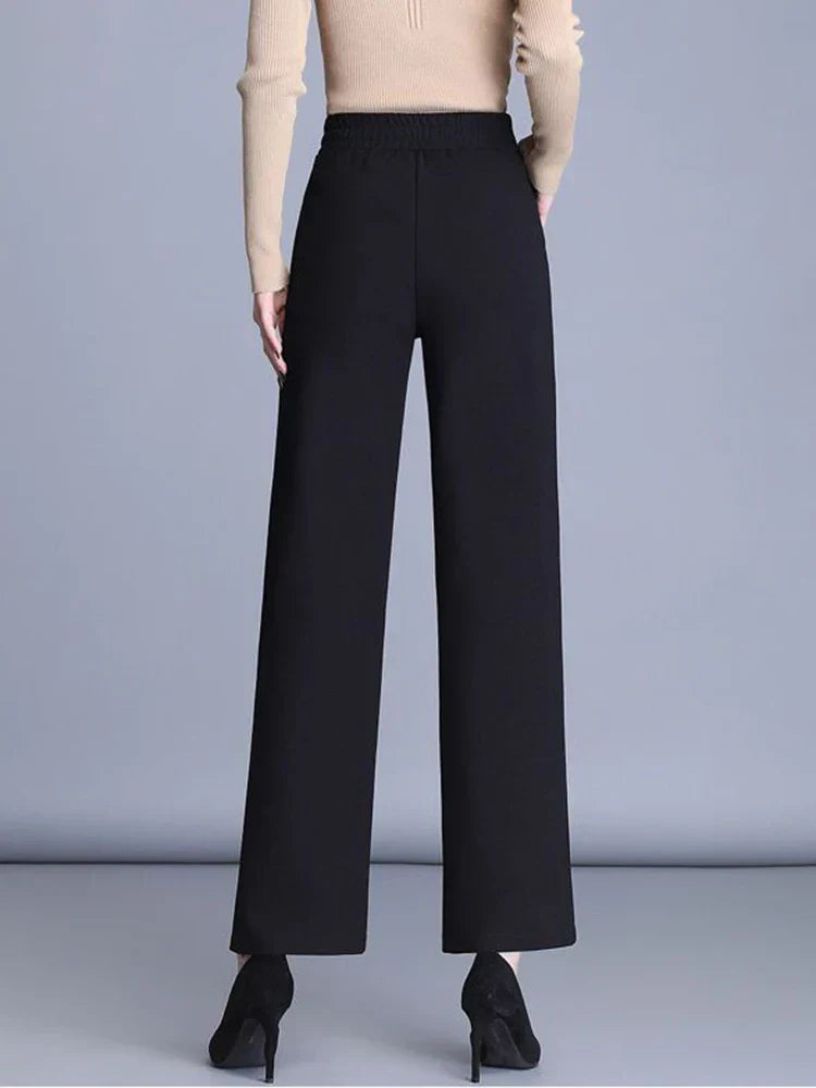 Sophrona - Wide high waist trousers for women