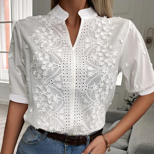 Diana - Embroidered women's blouse