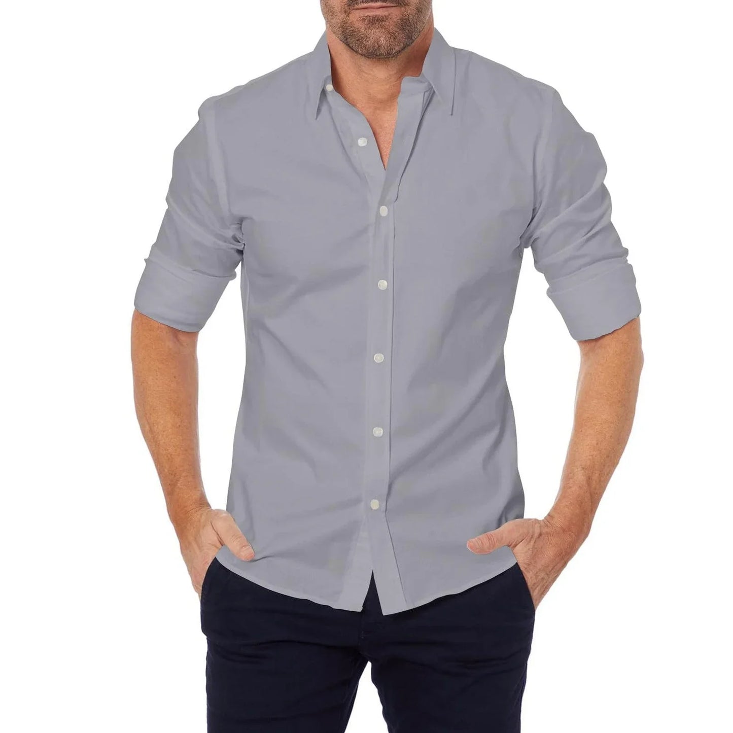 Otis - Chemise à manches longues pour homme