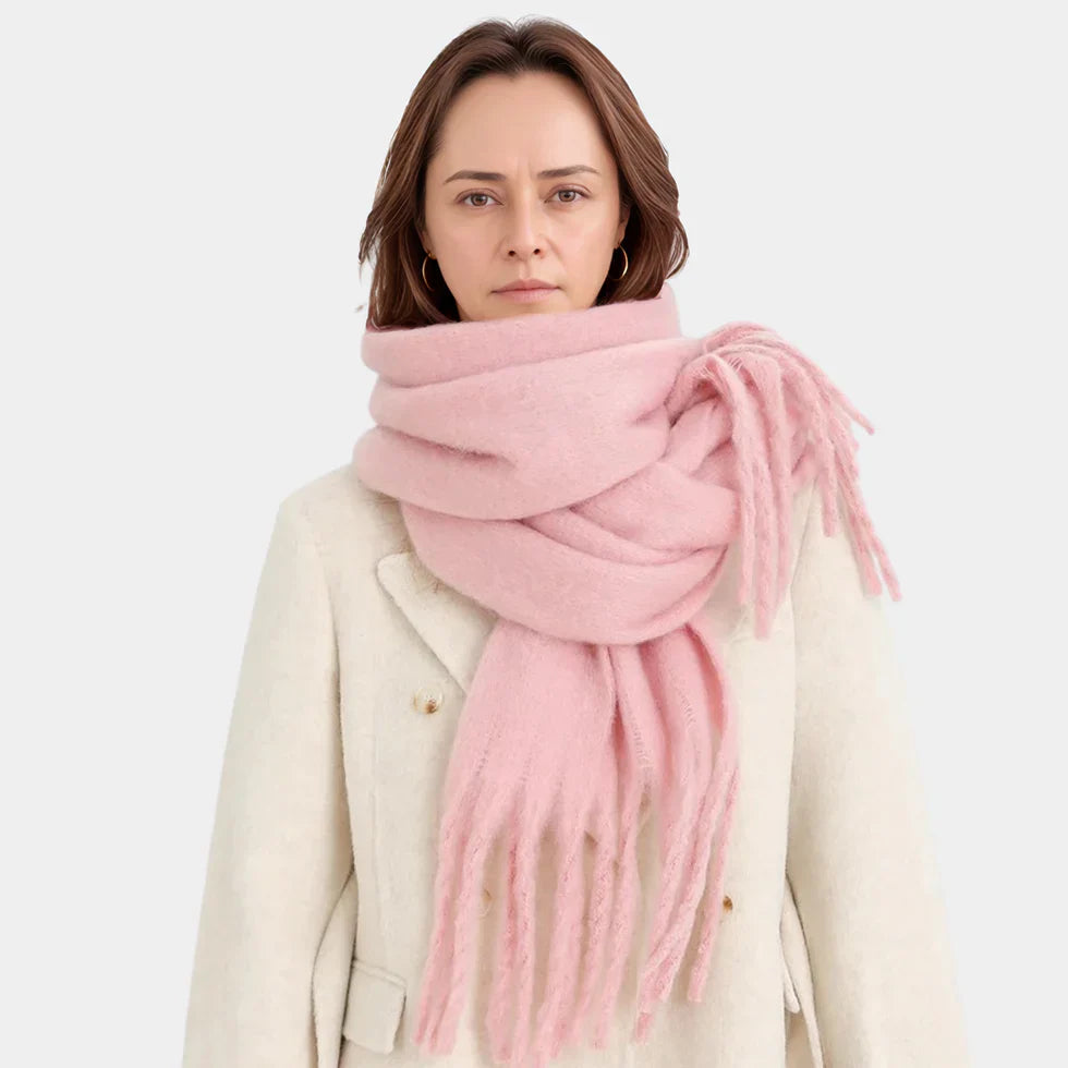 Fiona - Winter cashmere scarf for women