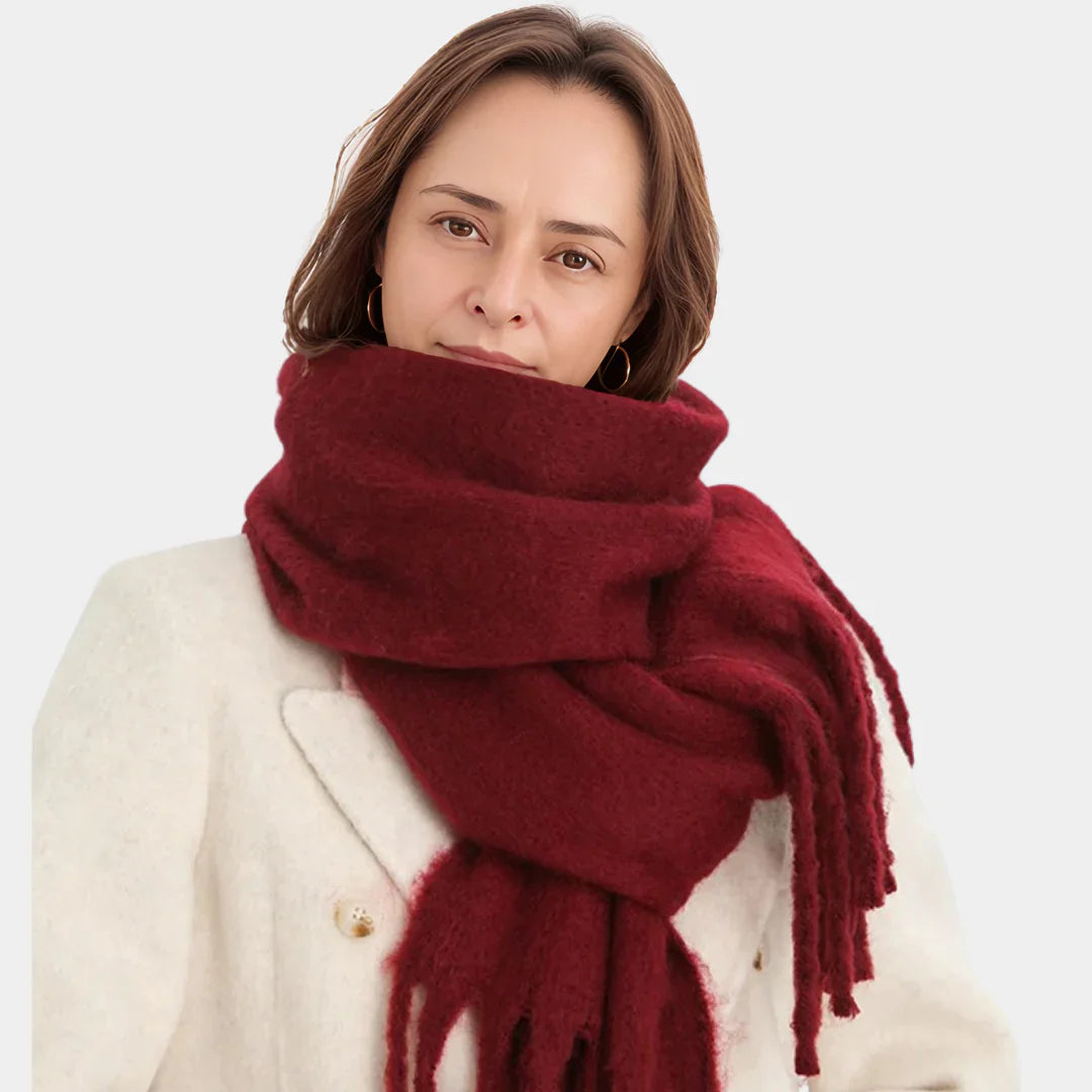 Fiona - Winter cashmere scarf for women