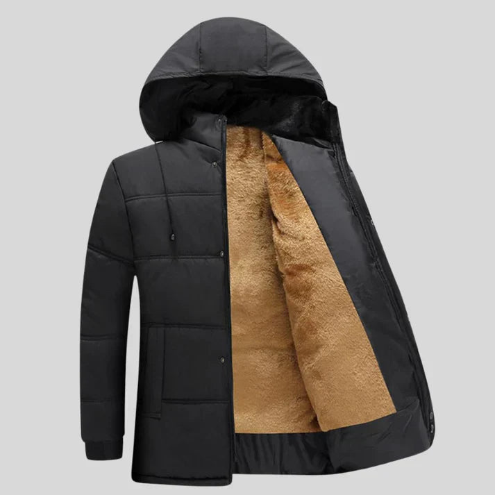 Elias - Warm Winter Coat with Lining