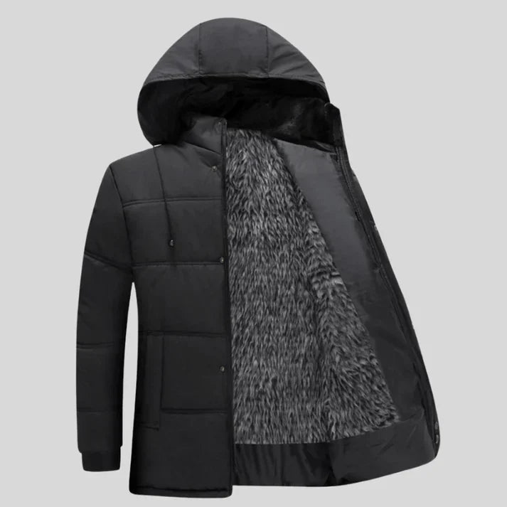 Elias - Warm Winter Coat with Lining