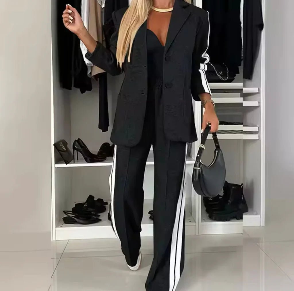 Muriel - Stylish long sleeve blazer and pants set