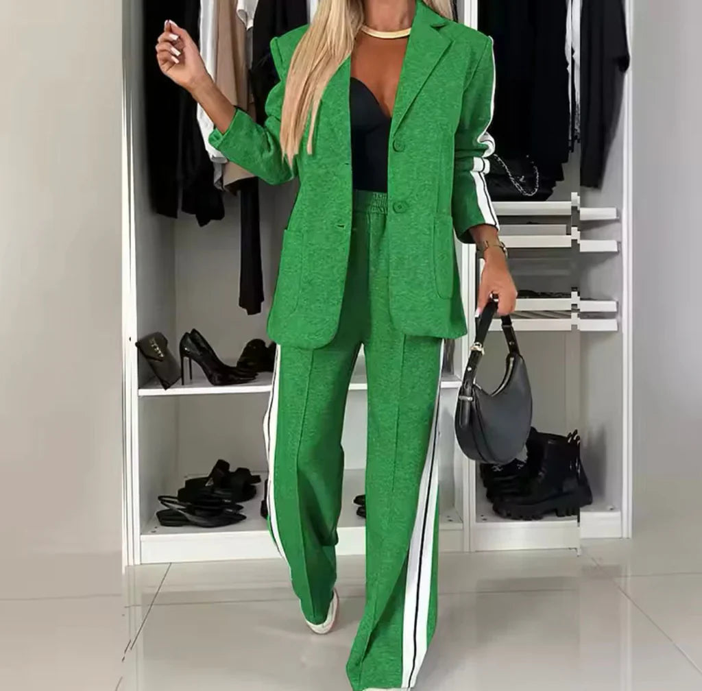 Muriel - Stylish long sleeve blazer and pants set