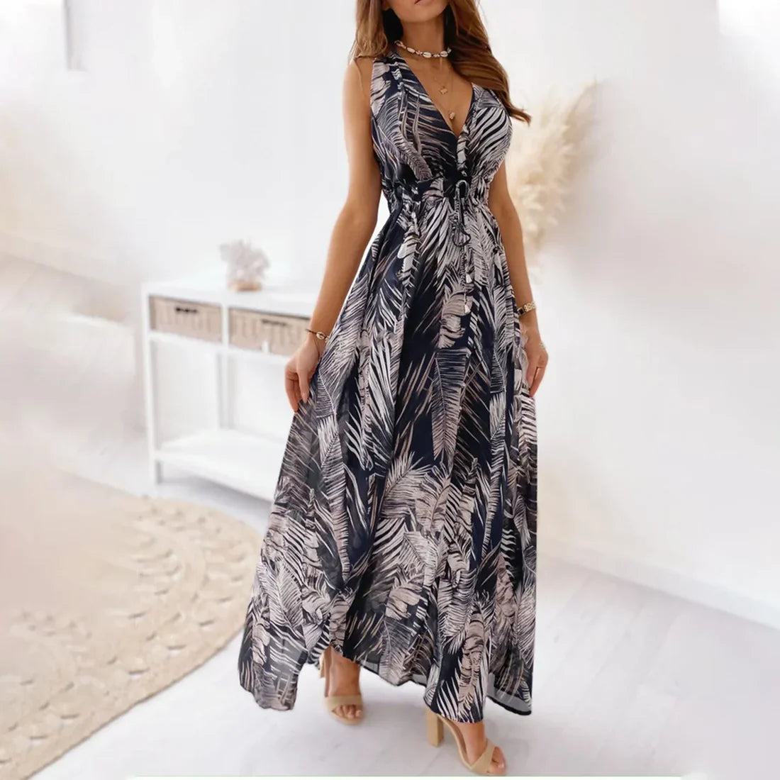 Belle - Robe midi élégante et stylée