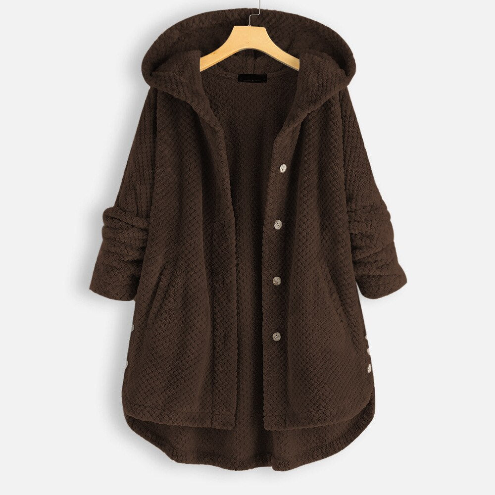 Oversized Hooded Jacket for Women - Arabella