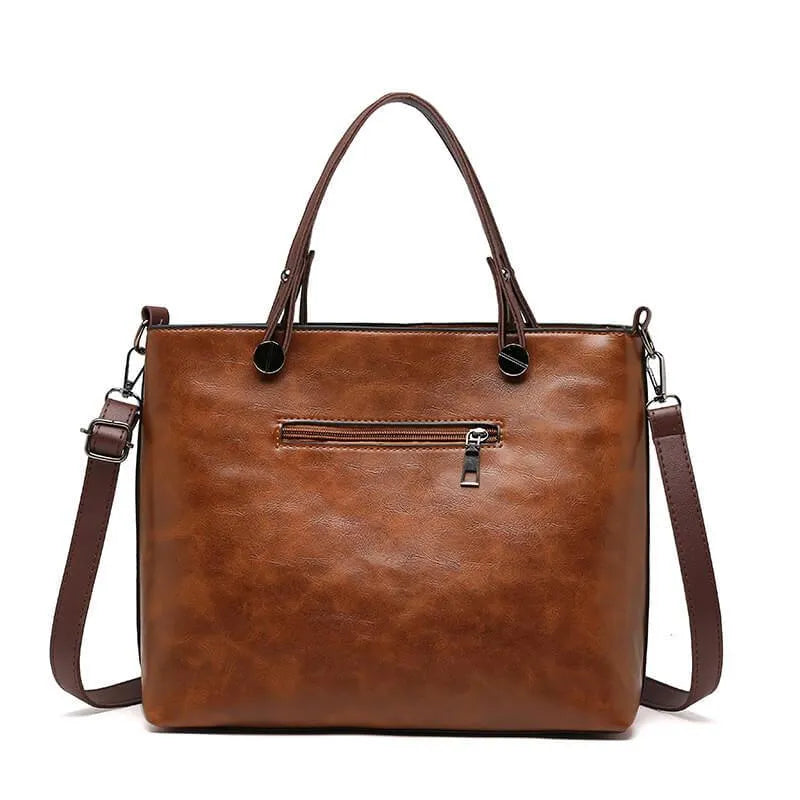 Elly - Ladies Vintage Leather Shoulder Bag 