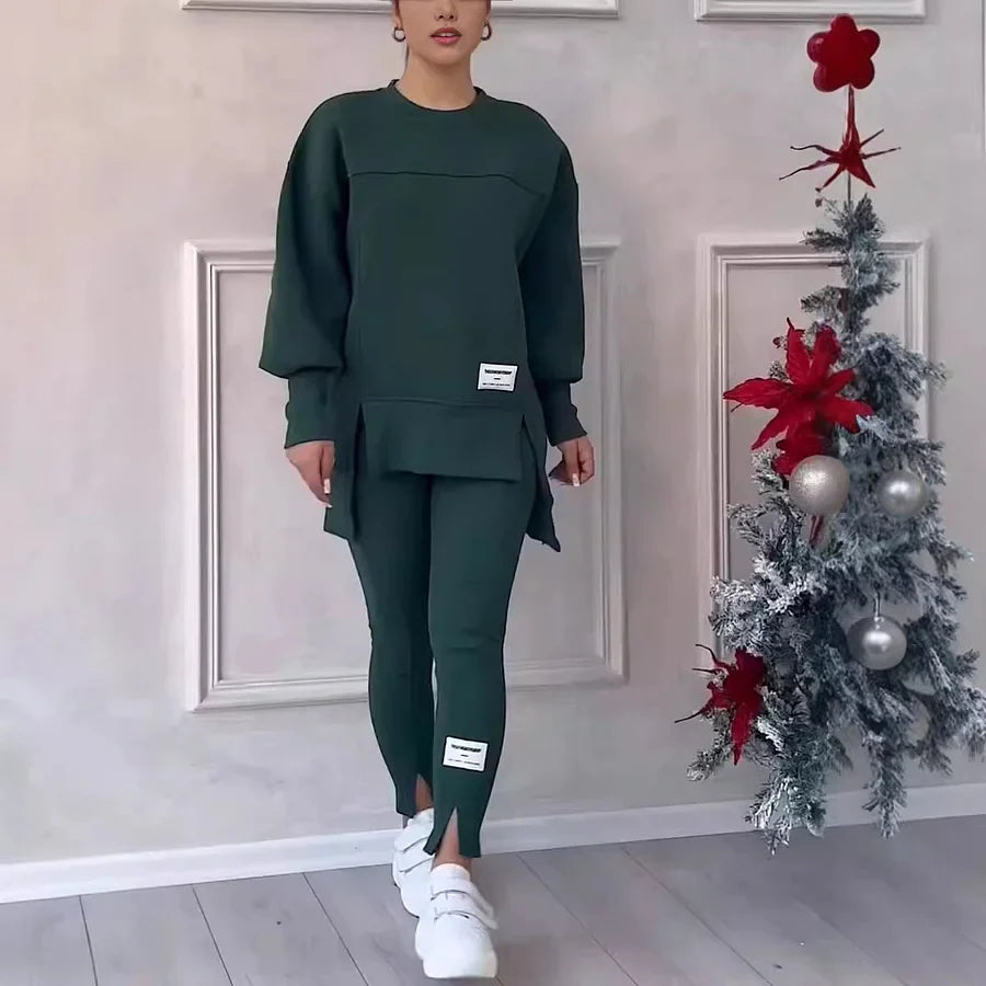 Amelia - Ensemble sweat-shirt et legging décontracté pour femme