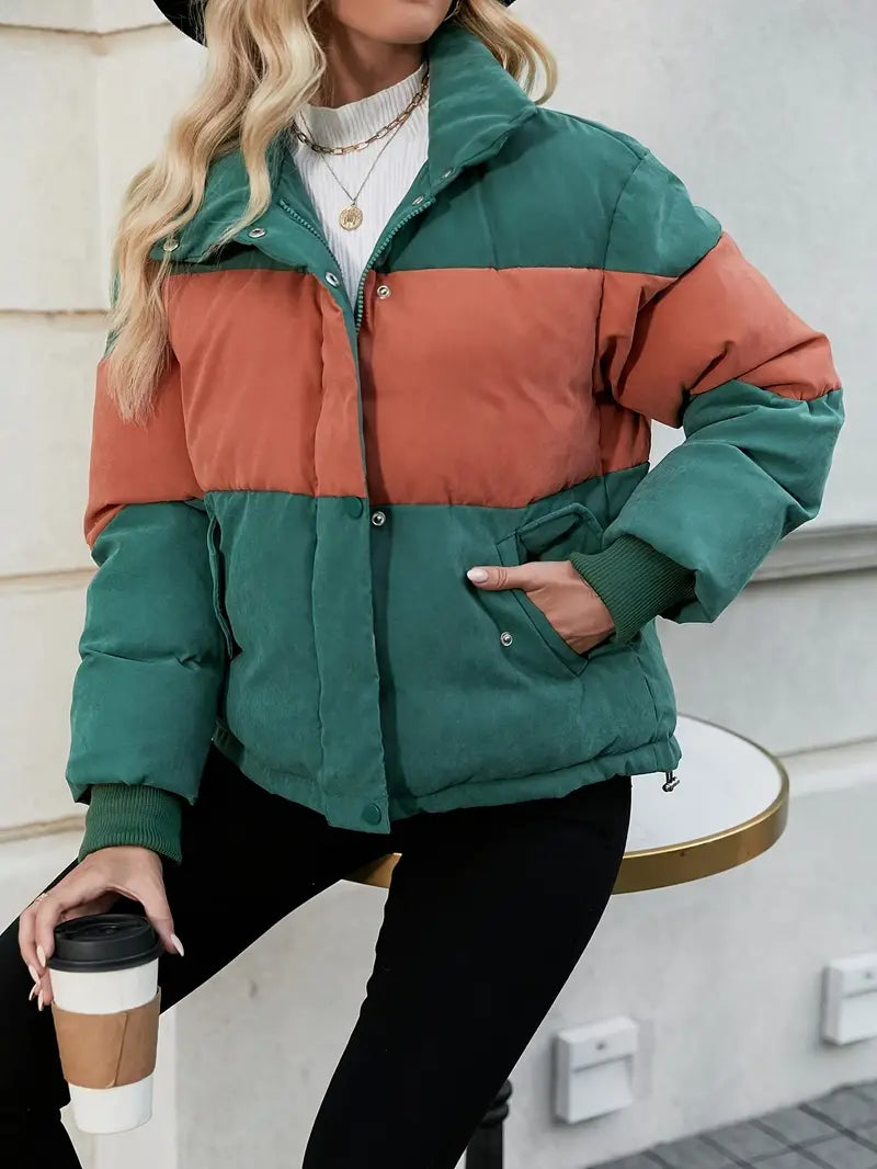 Kendall - Veste zippée à blocs de couleurs