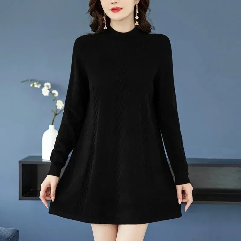 Fiona - Knitted winter dress