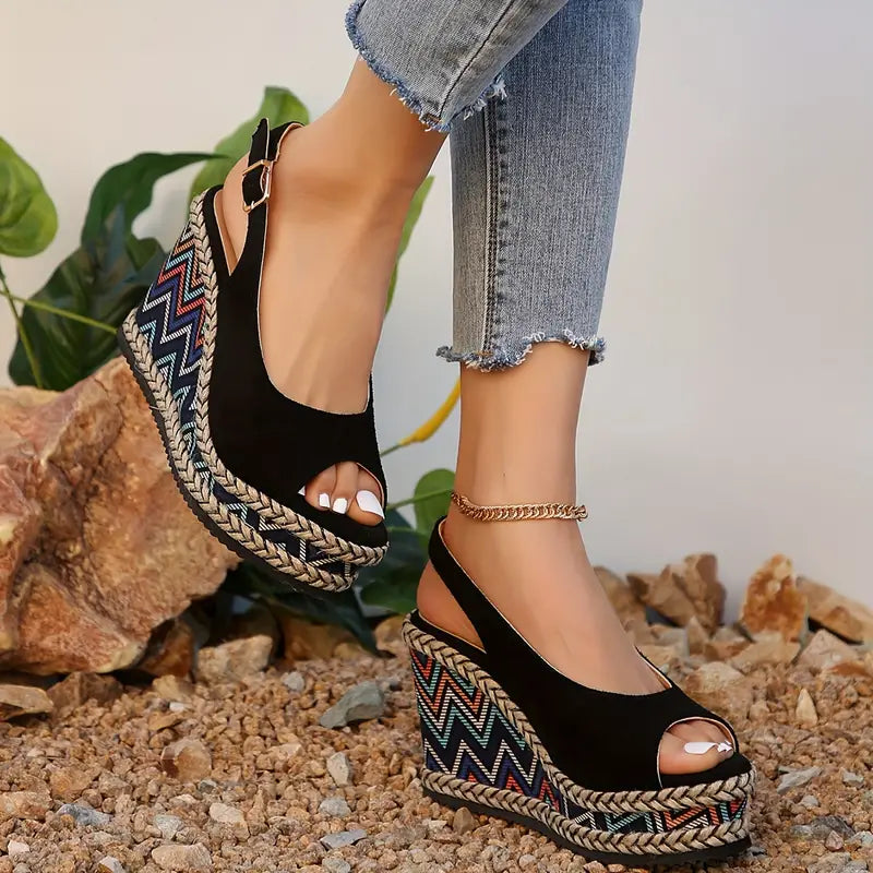 Faye - Greek pattern sandals for women