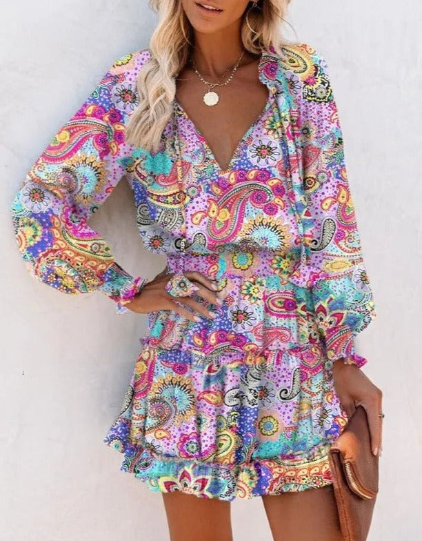 Bertha - Long sleeve summer dress