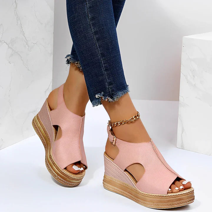 Celeste - Women's wedge sandals