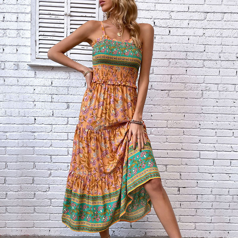 Amelia - Bohemian dress with ruffles